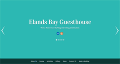 Desktop Screenshot of elandsbayguesthouse.co.za